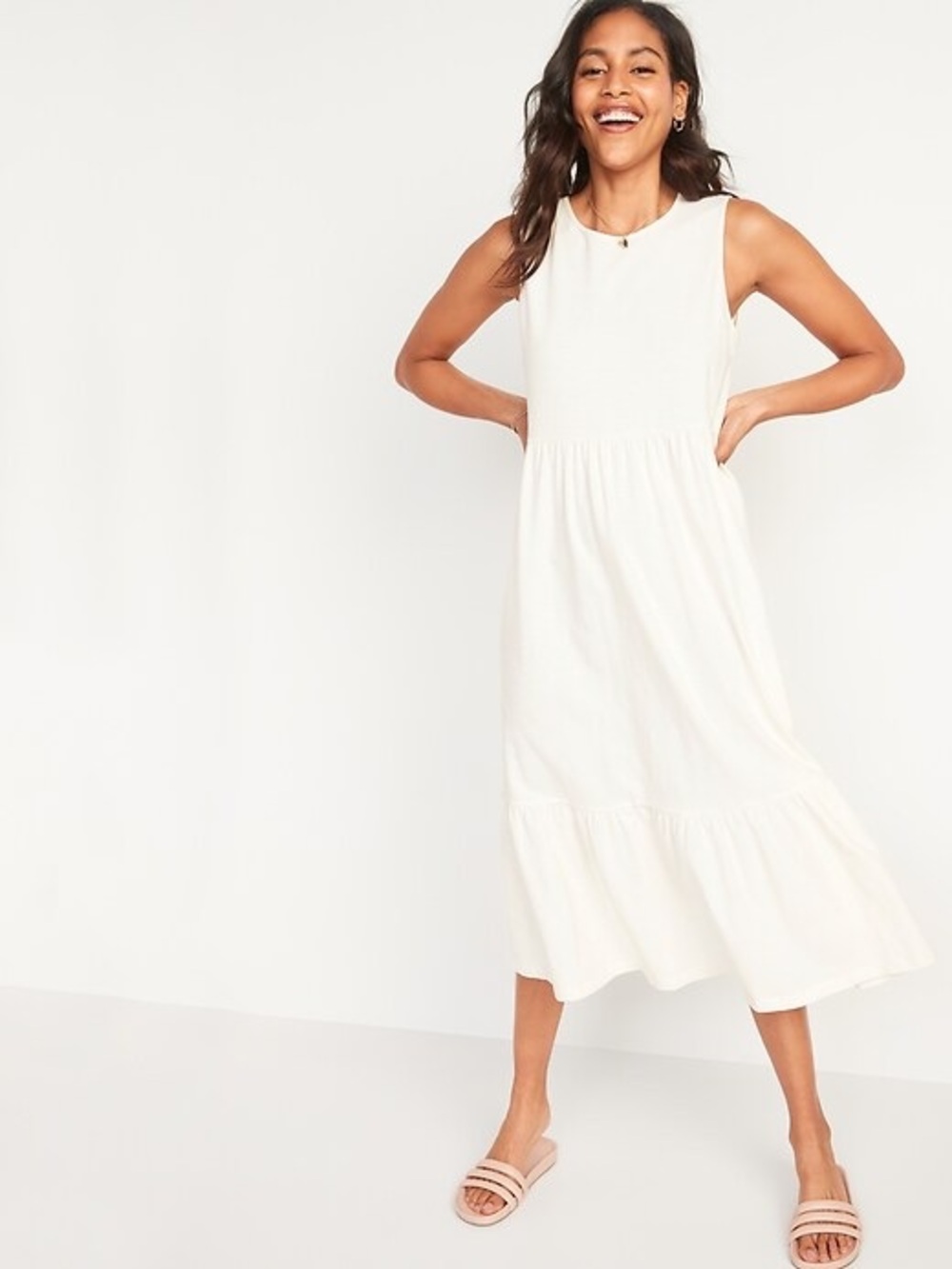 Old Navy Fit & Flare Midi Dress